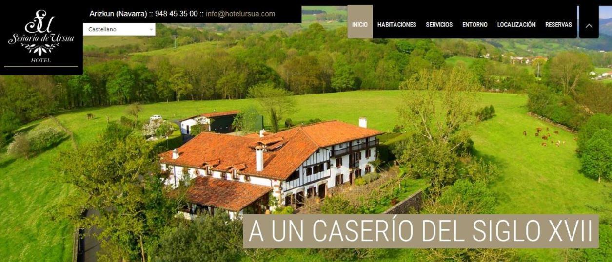 Hotel Senorio De Ursua Arizcun Exterior foto